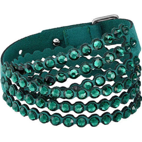 Bracciali di bigiotteria verde Swarovski