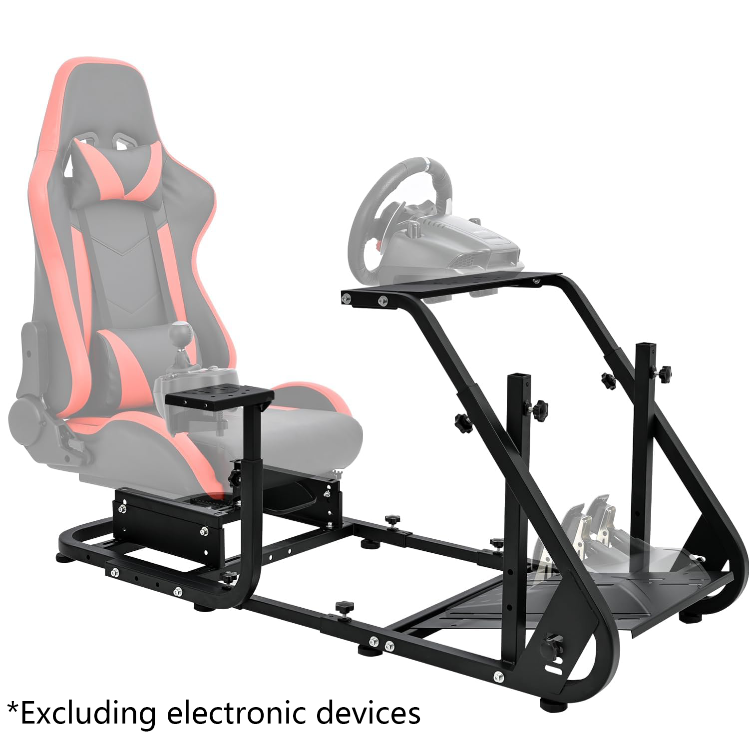 Hottoby Racing Simulator Cockpit Adjustable Wheel Stand Fit Logitech G920 G29