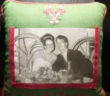 C AND F ENTERPRISES, INC. OUR FIRST CHRISTMAS PHOTO PILLOW!   DD524UXX