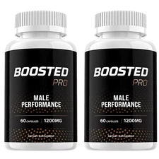 BOOSTED PRO Capsules - Natural Energy Boost, Endurance, Male Performance Support