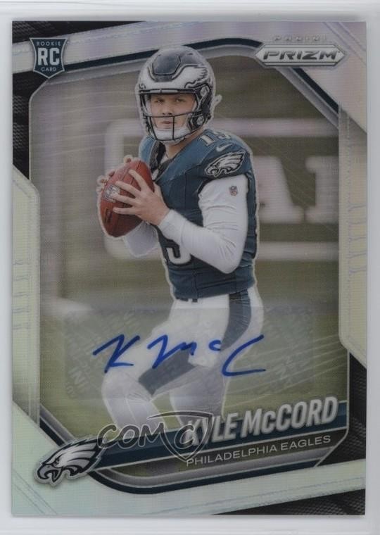 Kyle McCord Panini Prizm #377 Autograph Silver