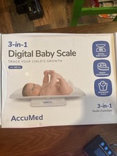 AccuMed 3-in-1 Digital Baby Scale, Bathroom Scale, Height Measurement