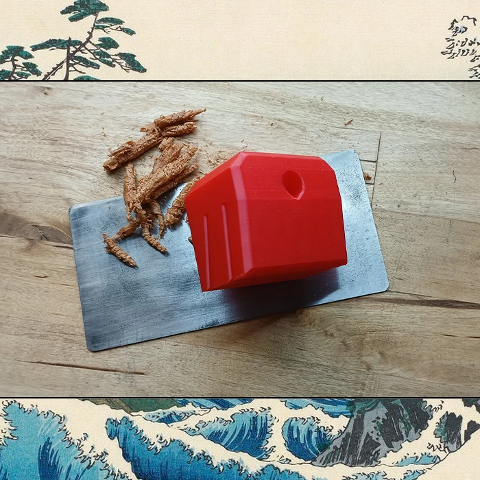 Cabinet Scraper Sharpening Jig for Burnisher (10º and 15º dual angle slots) - Image 2 of 3