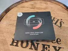 COOAU D30S 4K Dash Cam with GPS Wi-Fi, Front and Inside Dual 2.5K+1080P, Black