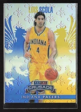 Luis Scola 2013-14 Panini Crusade #186 Crusade Blue Indiana Pacers