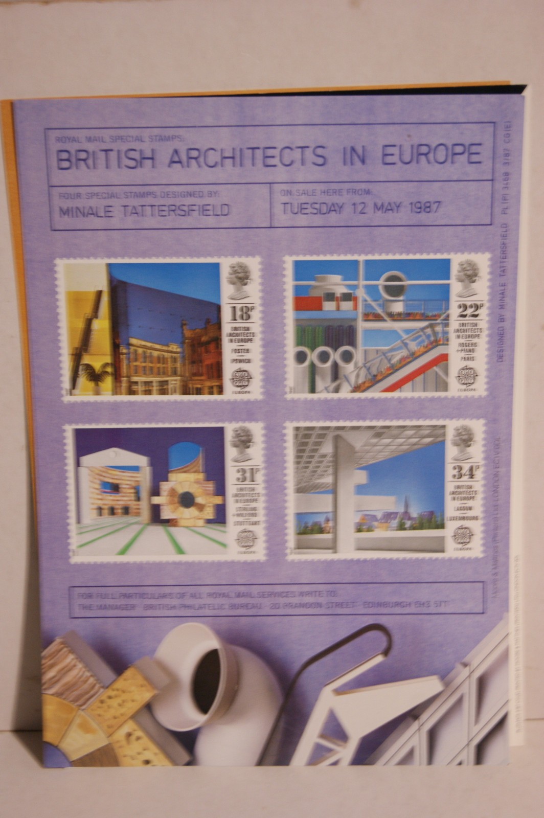 Royal Mail New Stamp Issue posters A4 1987  (lot D)