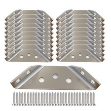 Universal Stainless Steel Furniture Corner Connector Heavy Duty Corner Bracke...