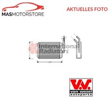 WÄRMETAUSCHER INNENRAUMHEIZUNG VAN WEZEL 43006220 P NEU OE QUALITÄT