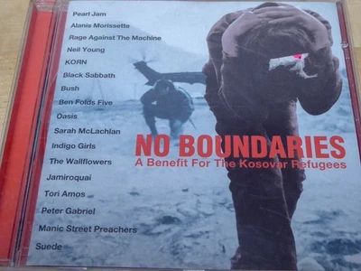 VARIOUS no boundaries - a benefit for the kosovar refugees NM/VG (CD Album, Pop) - Bild 1 von 2