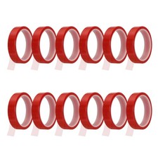 12 Rolls Heat Tape, 20mm x 33m 108FT High-Temperature Resistant Tape, Red