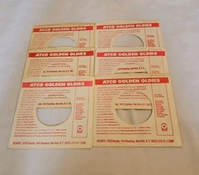 45 RPM 7" RECORD SLEEVES CO. SLEEVE 6 PACK SEE PHOTOS ATCO Golden Oldies SLV373 