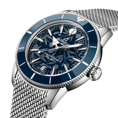 Breitling SuperOcean Heritage B31 40 Blue Kelly Slater Both Straps
