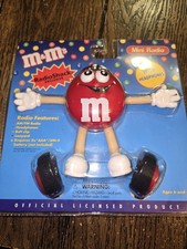 Vintage M M's Mini Radio w/Headphones Collectible Official Radio Shack AM/FM NEW