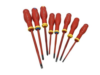 Satz von 8 Schraubendrehern PROTWIST BORNEO 3,5 - 6,5 mm, PH1 - PH2, PZ1 - PZ2
