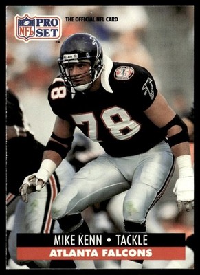 1991 Pro Set Mike Kenn Atlanta Falcons #437
