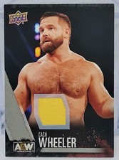 Cash Wheeler 2021 AEW All Elite Upper Deck Relic Memorabilia Card Silver #31
