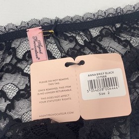 Agent Provocateur Anna Black Full Brief AP2 Small New