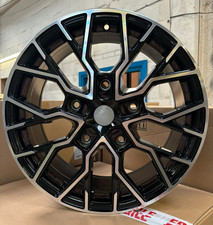 Black MF x4 18" VLR 507 Alloys Vw T6 T5 Transporter Amarok Crafter 5x120 8J