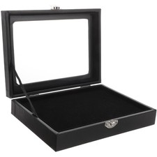 Badge Storage Box Man Travel Small Brooch Display Enamel Pin Case Lapel