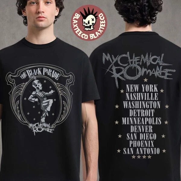 My Chemical Romance The Black Parade Tour 2026 North America T-shirt