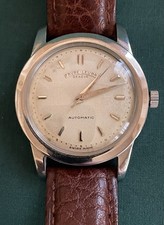 Favre-Leuba Vintage Automatic Steel Swiss Watch - 1950/34mm Case Size.