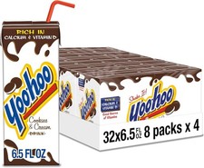 Free Duty Tax Yoo-hoo Cookies and Cream Flavored Drink, 6.5 fl oz Boxes, 3