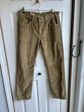 NWT Men s Levi s Brown Corduroy Straight Leg Pants 505 RARE Size 31 x 30