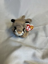 TY Beanie Baby Babies CANYON The Cougar P.E. Pellets TAG ERRORS Vintage 1998