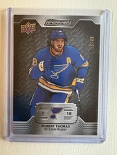 2023-24 Upper Deck Engrained Robert Thomas Ebony Base /49 #58 Blues