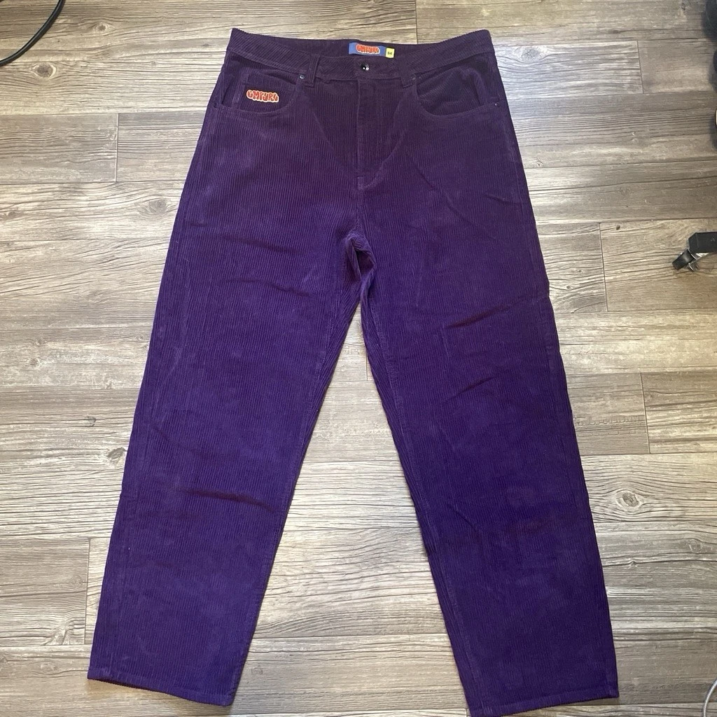 Corduroy Purple Pants for Men for sale | eBay