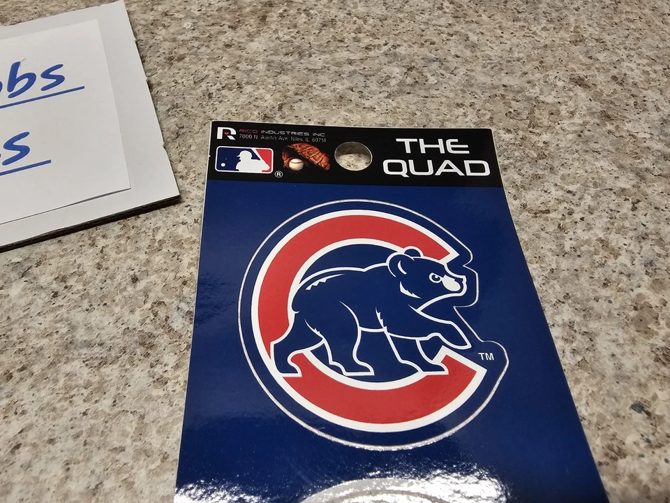 Chicago Cubs MLB Rico Industries The Quad Stickers - Image 3 of 4