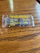 (50) Allen Bradley Resistors 20K Ohms 5% Tol .125 Watt RCR05G2Q3JS -NOS