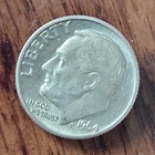 1964-D Roosevelt Dime Silver 10C Circulated US Coin Uncertified