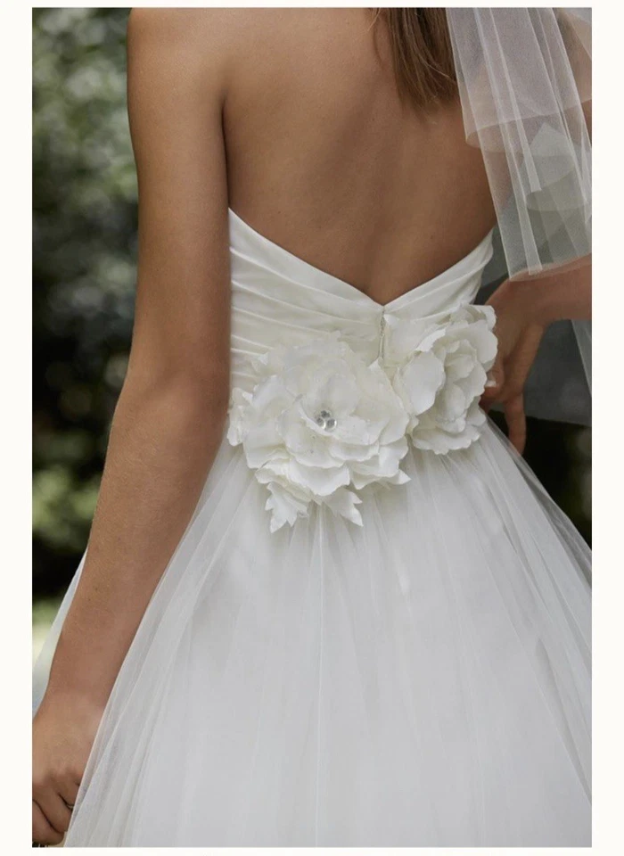 Novo com etiquetas Watters WTOO Vestido de Noiva #14430 Oona Tamanho 28W Lindo Inalterado - Imagem 2 de 4