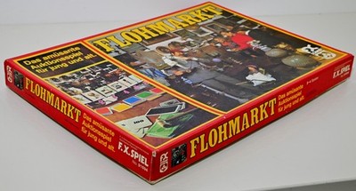 Handelsspiel  FLOHMARKT, F.X.Schmid Spielkarten 1992 Vintage Neuwertig!