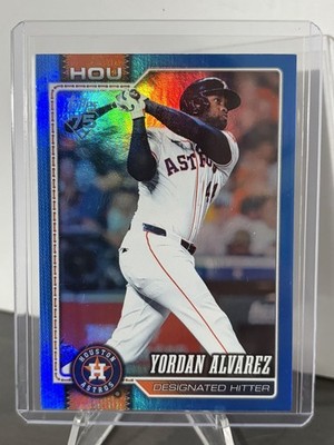 Topps 2026 Series 2 Yordan Alvarez Blue Holofoil /150 Houston Astros