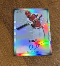 Connor Walsh 2018 Leaf Perfect All American Auto CW1 Pepperdine White Sox