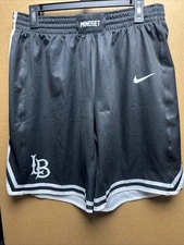 (L) Long Beach State Dirtbags Nike Basketball Team Issued Game Day Shorts NCAA