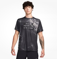 NIKE DRI-FIT RUN DIVISION RISE 365 RUNNING TOP MEN'S UK L - FB6879 010