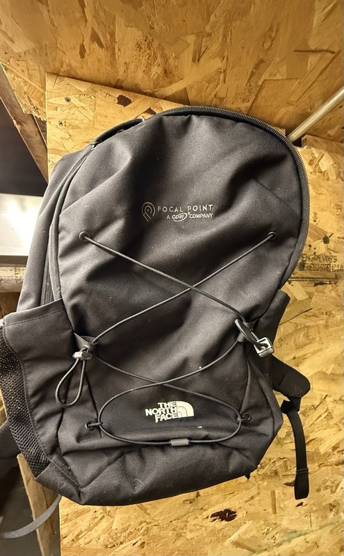 The North Face FlexVent Backpack Black Med - Zip Padded Mesh for CDW/Focal Point