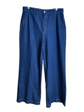 Loft The Trouser wide leg denim jeans 12