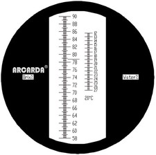 Imker-Refraktometer Honig 12-27% Wasser Brix Zuckergehalt 58-90% ATC mit Zubeh&ouml;r