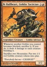 Ib Halfheart, Goblin Tactician - Light Play MTG Time Spiral