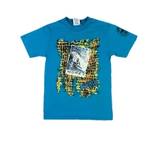 Kid’s Vintage Boogie Bodywear Morey Boys Surf T Shirt size Large 90s