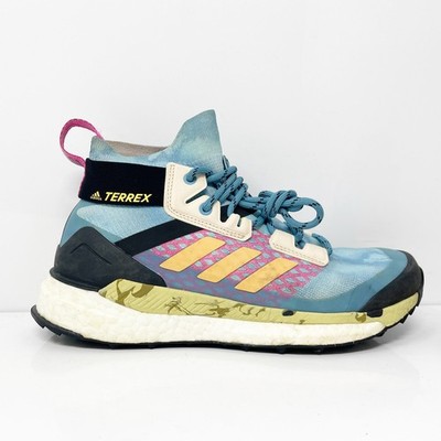 Adidas Womens Terrex Free Hiker FY7338 Blue Hiking Shoes Sneakers Size 6.5