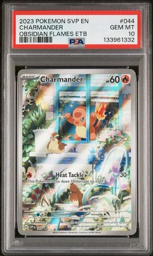 2023 Pokemon SVP EN Charmander Obsidian Flames Promo Psa 10