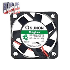 SUNON KDE2404PFV2 40 40 10 mm 4010 24V 1.4W 4CM 2wire Quiet inverter cooling fan