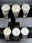 Timex Lot Of 6 Mens Vintage Wrist Watches Mechanical Quartz Analog Indiglo +