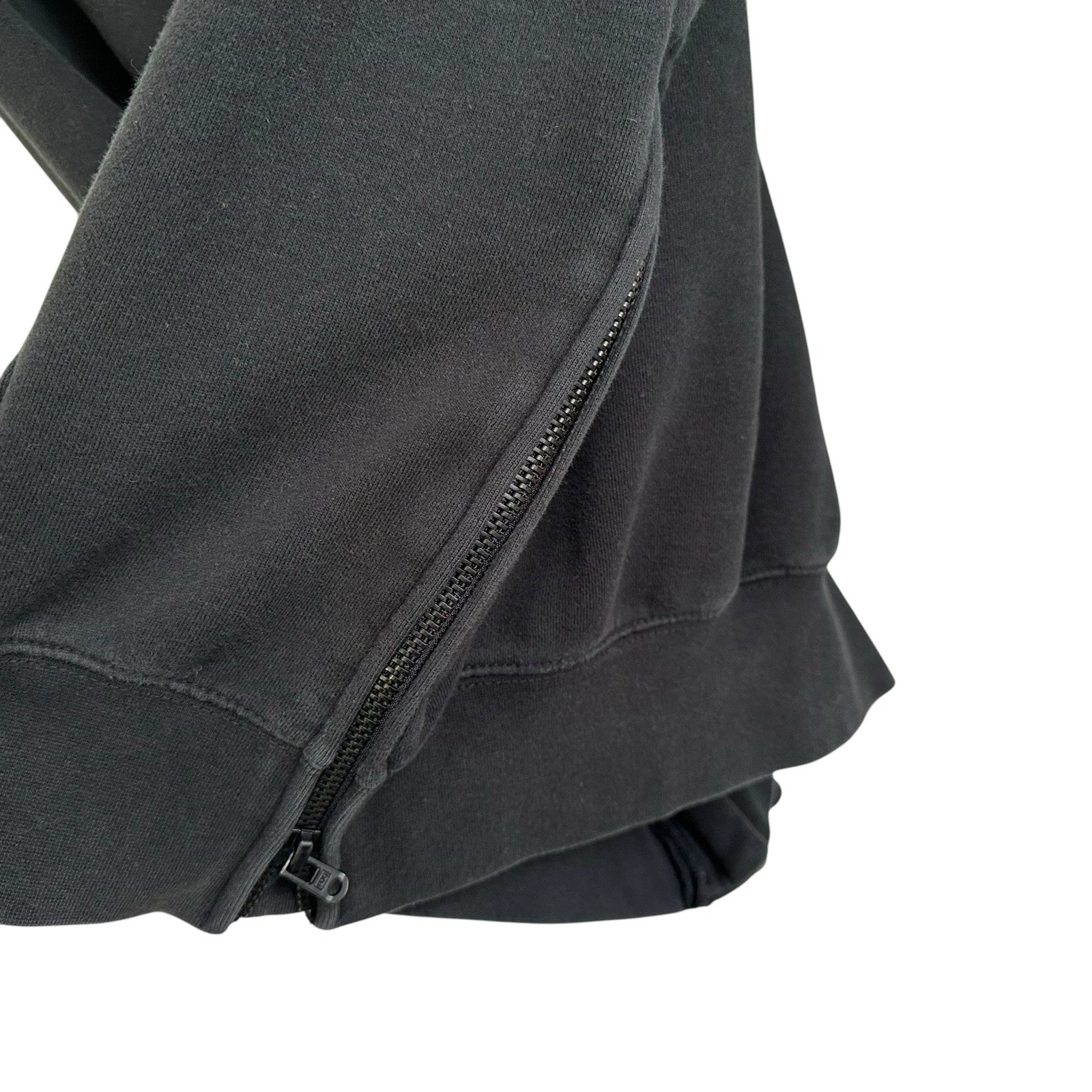 Felpa con cappuccio pullover Fear Of God Essentials uomo 1 4 zip taglia small nera zip laterali