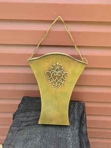 Southern Living at Home Flower Market Door Bucket Metal Hanging Basket Decor 